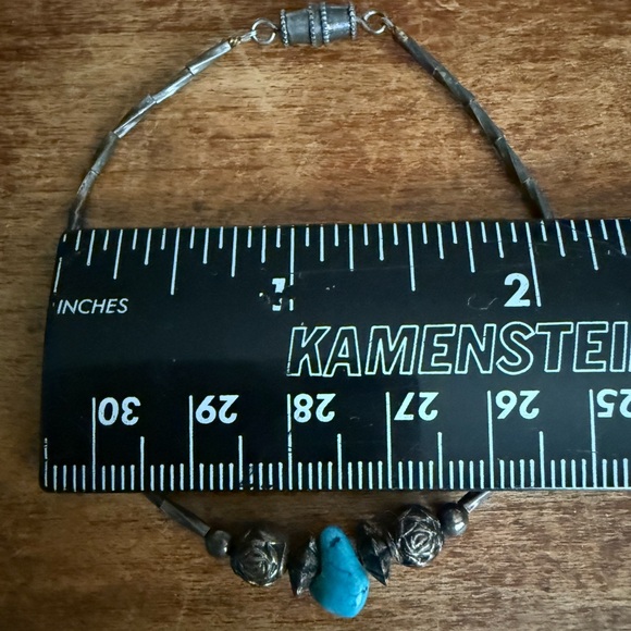 Vintage Turquoise and Sterling Silver Jewelry Set - Picture 9 of 16